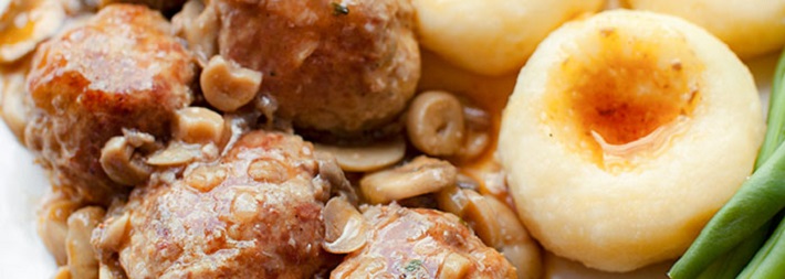 Pulpeciki w sosie pieczarkowym